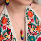 Rainbow Dragon Scale Necklace