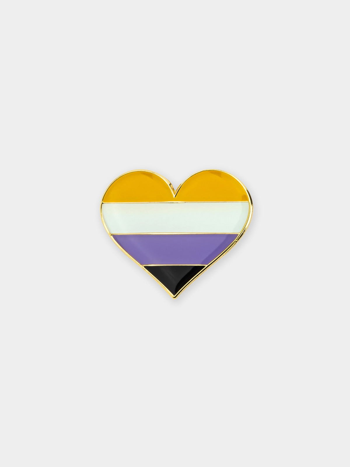 Rainbow Heart Pin