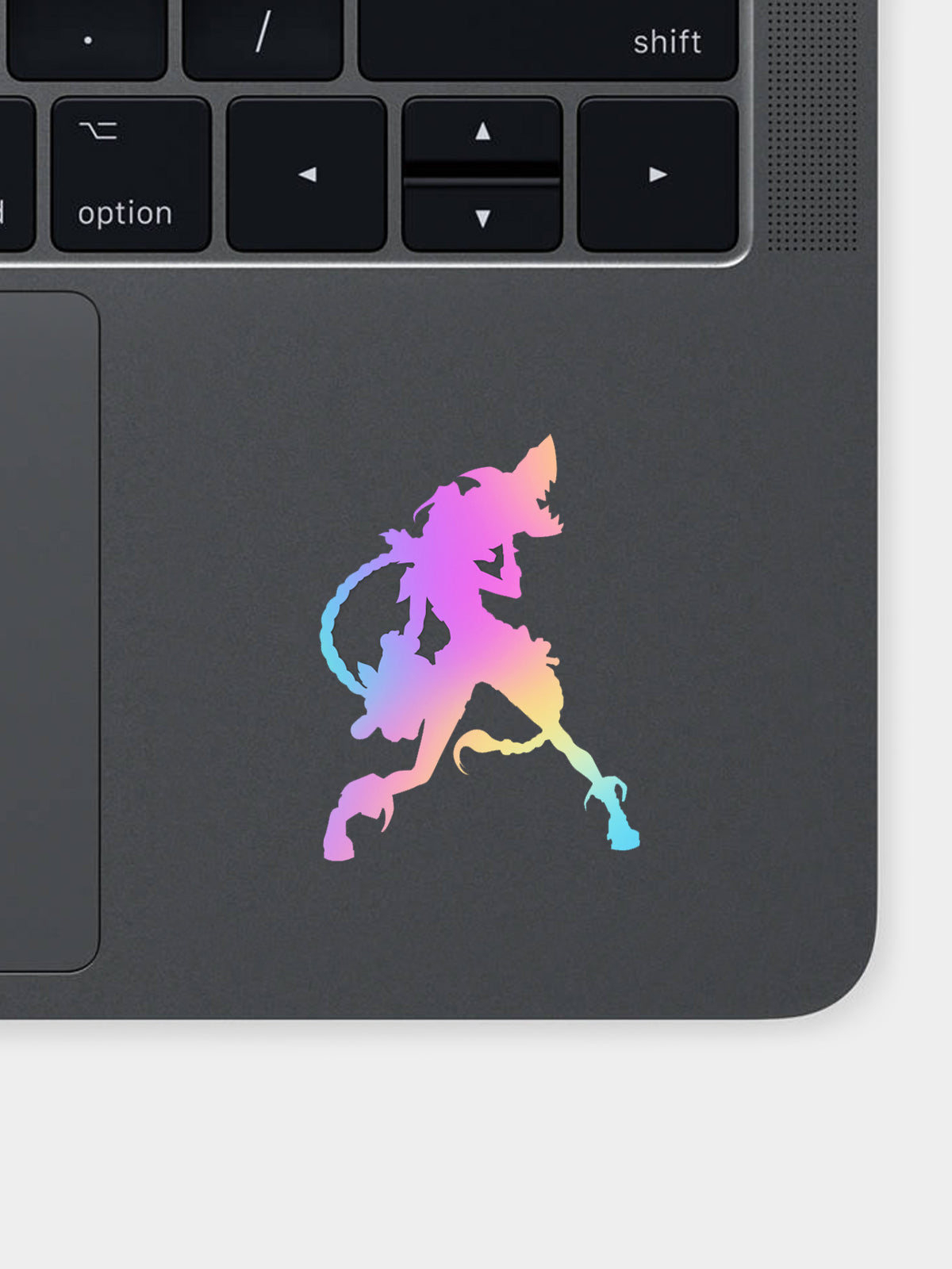 Jinx Silver Holographic Decal Sticker